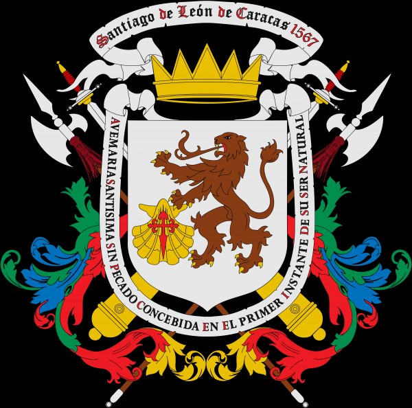 Venezuela Captaincy General Coat of Arms 1777-1821 by Fun With Flags